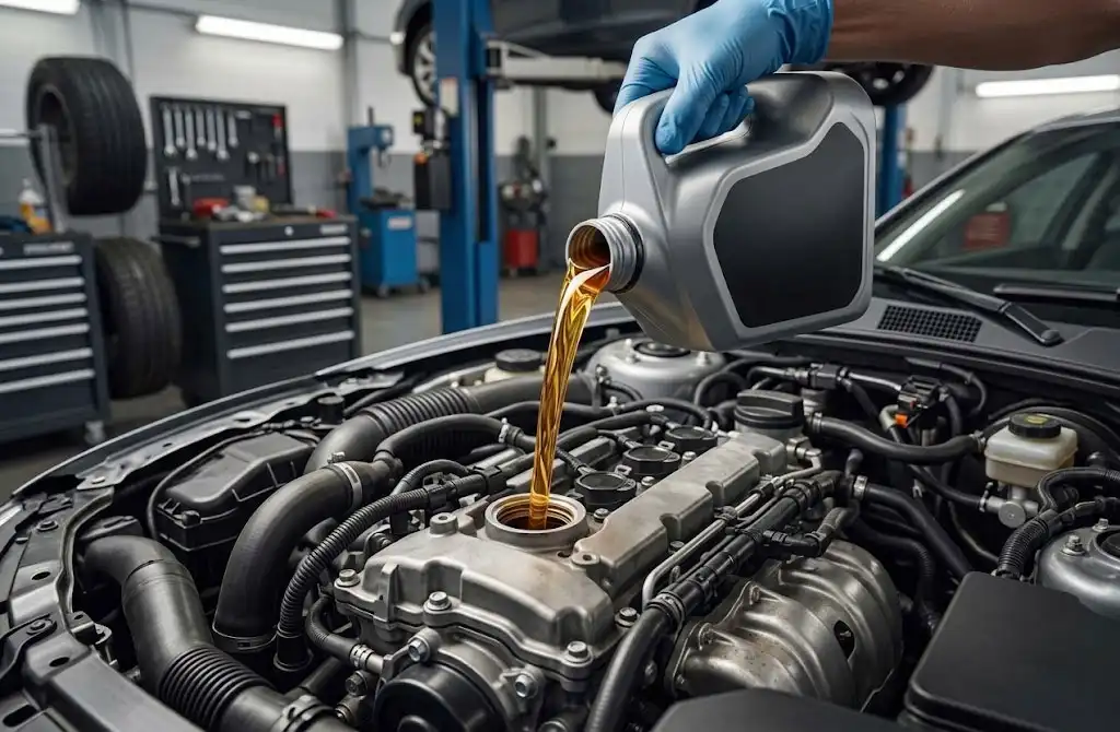 operation-maintenance-automobile-huile-moteur
